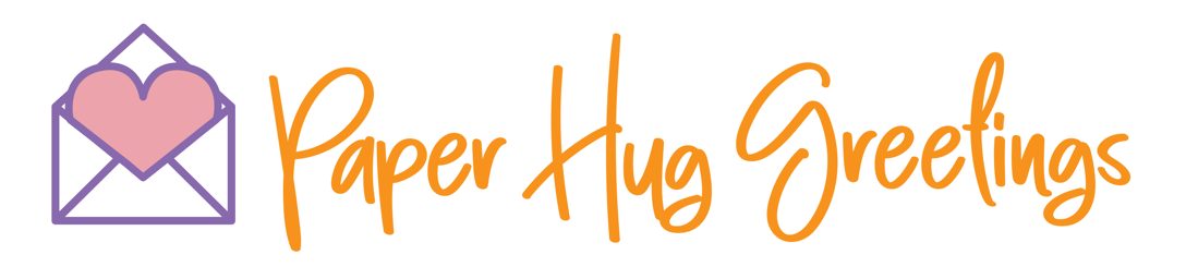 Paper Hug Greeting Logo